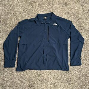 The North Face Men's Lightrange Long-Sleeve Shirt XL Blue